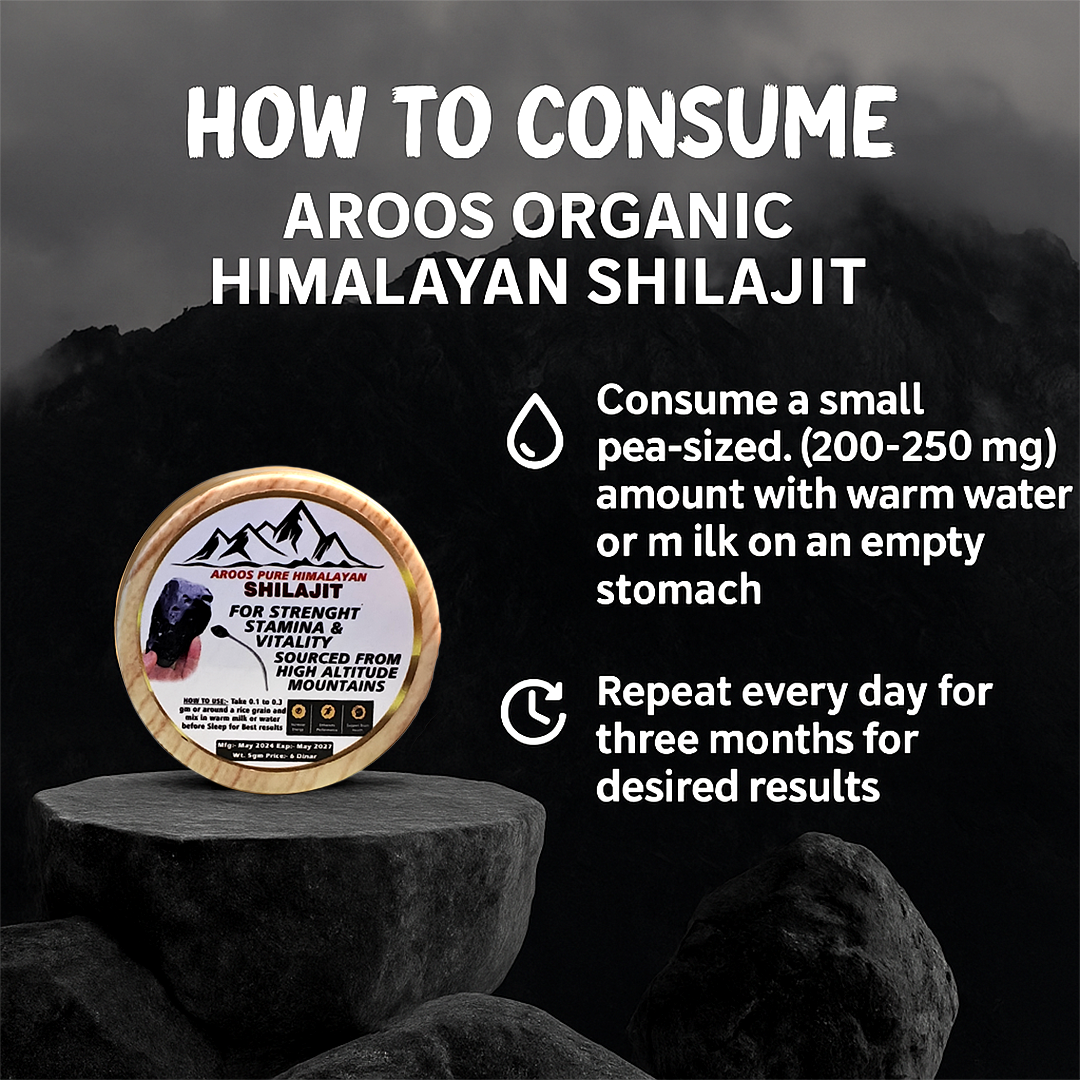 Aroos Organic Himalayan Shilajit