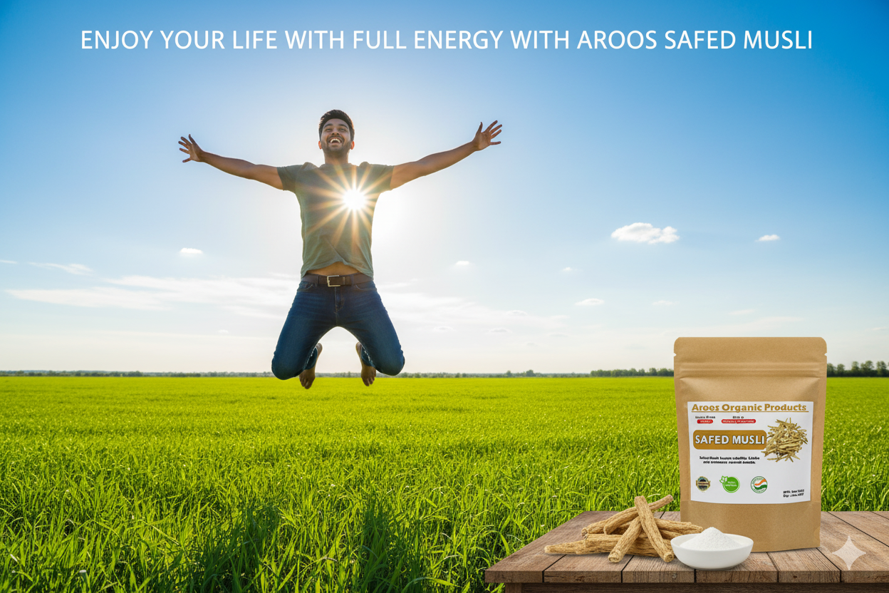 Aroos Organic Safed Musli Powder 100gm