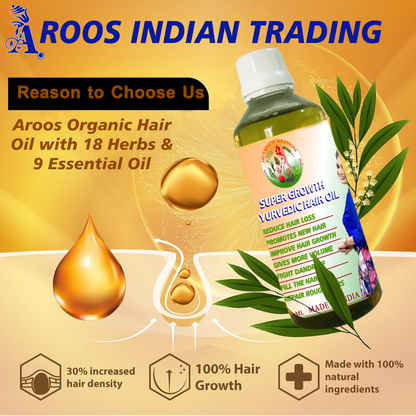 Aroos Organic Hair Oil
