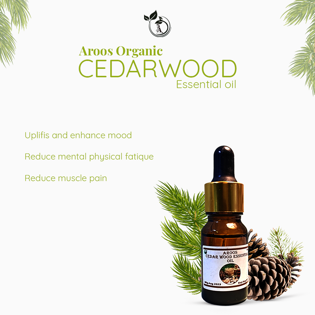 Aroos Organic Cedar Wood Oil
