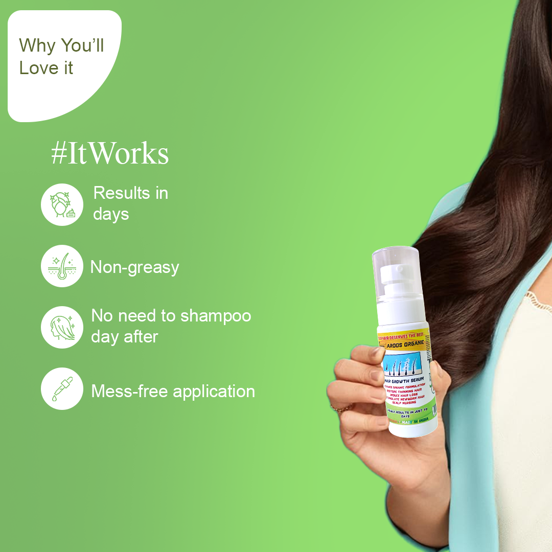 Aroos Organic Hair Growth Serum