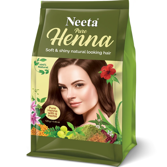 Aroos Neeta Pure Henna With 9 Herbs 125 Herbs