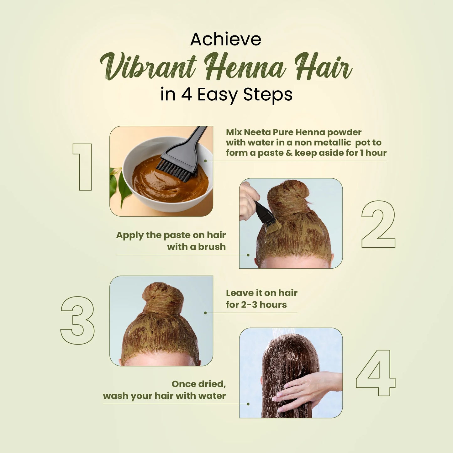 Aroos Neeta Pure Henna With 9 Herbs 125 Herbs