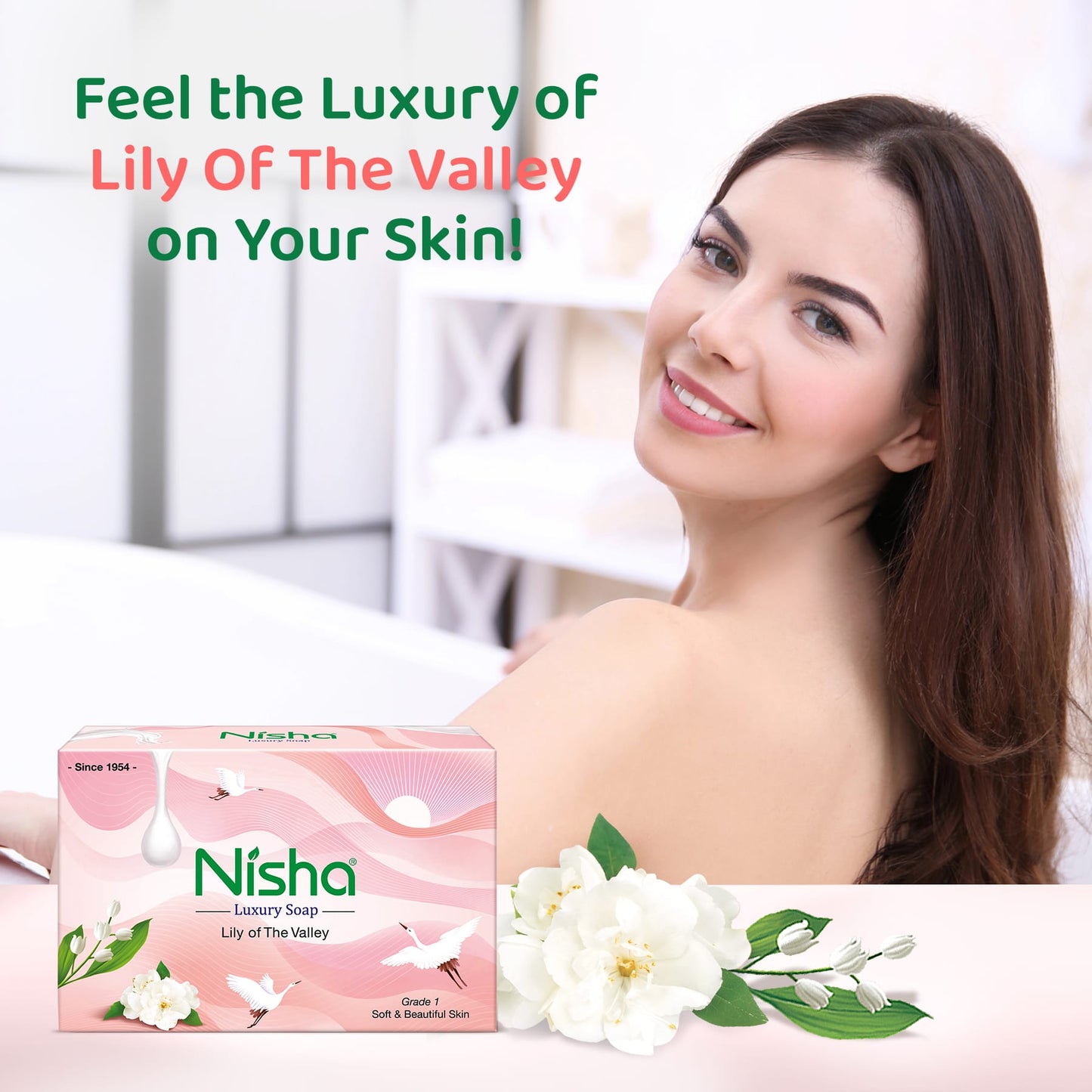 Nisha Luxury Soap Lily of The Valley