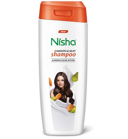 Nisha Shampoo Almond & Olive Actives