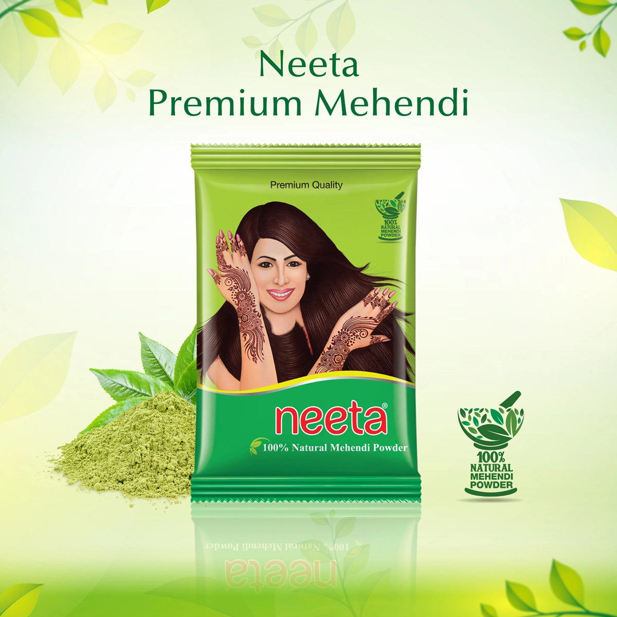 Aroos Neeta 100% Pure Henna 100gm