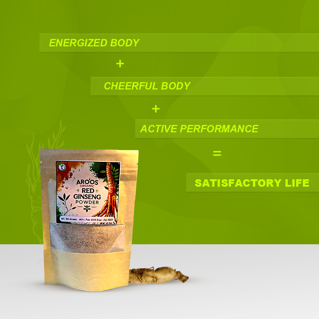 Aroos Organic Red Ginseng Powder